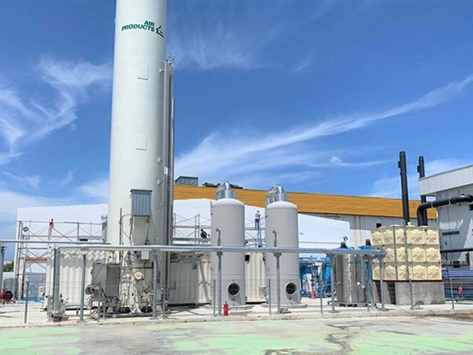 Air Products' cryogenic nitrogen plant in the Bayan Lepas Free Industrial Zone (Penang, Northern Malaysia)