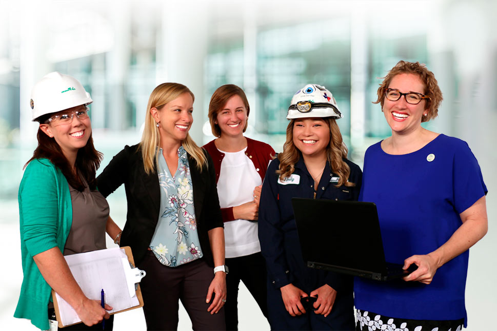 Diverse group of Air Products Employees