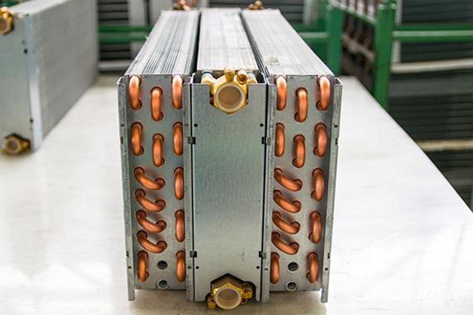 Aluminum heat exchanger manufactured using a brazing process